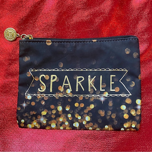 Handbags - ♥️💖 SPARKLE B&BW Bag For Cosmetics or Change & More